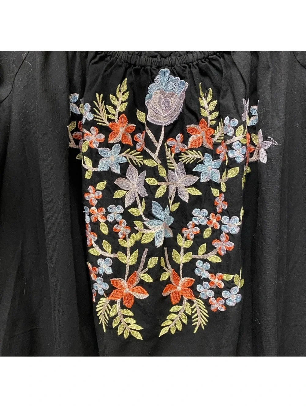 Free People, Fleur Du Jour, Off-Shoulder Embroidered Mini Dress - Picture 7 of 7